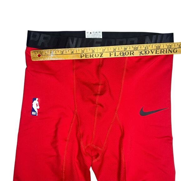 Nike Pro NBA Hyperstrong 3/4 Padded Compression Pants Red men size large NWOT - Picture 5 of 6